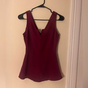 Trouvé Purple Work Blouse